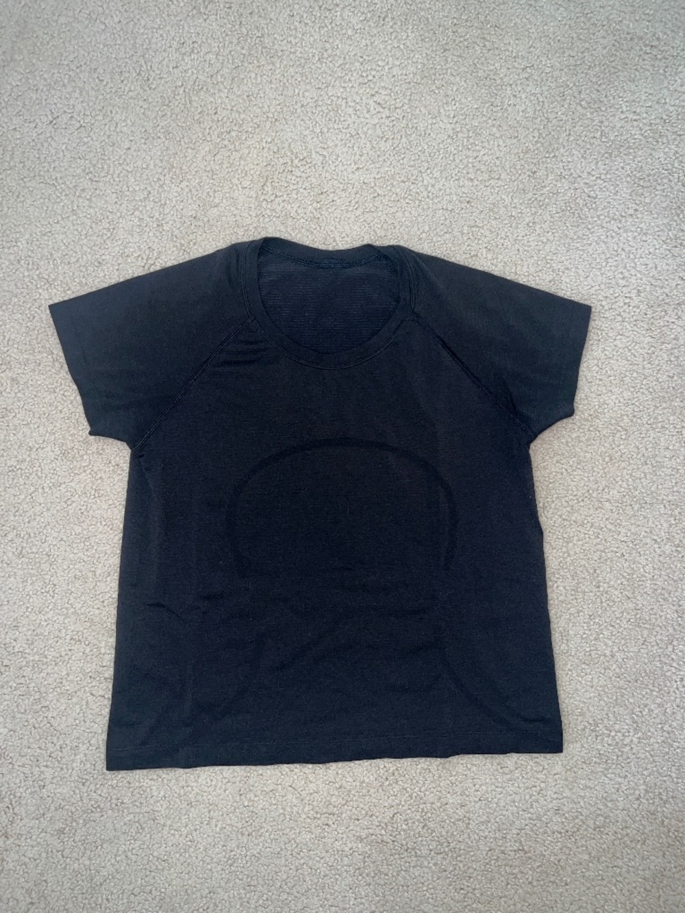 Lululemon Swiftly Tech Short-Sleeve Shirt 2.0 Waist Length in Black Size 10